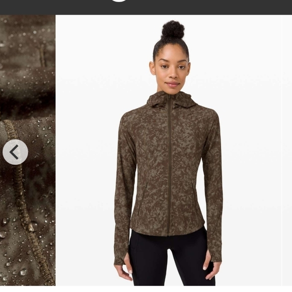 Lululemon Mist Over Windbreaker Summer Shade Medium Olive Dark Olive size 4 - Picture 1 of 15